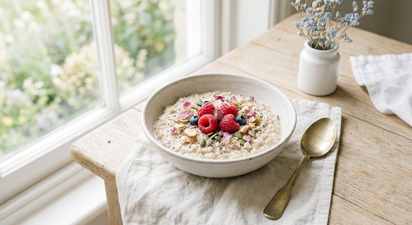 Smoothie bowl énergisant : la recette douce du matin, et vos compléments au bon moment